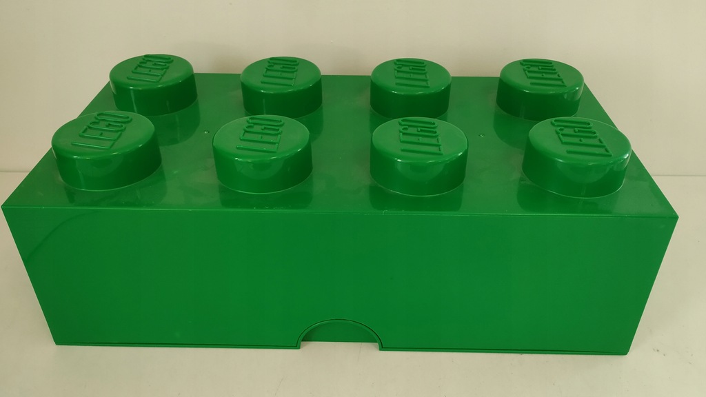 Lego Pojemnik na Klocki Box Pudełko 2x4 Zielony