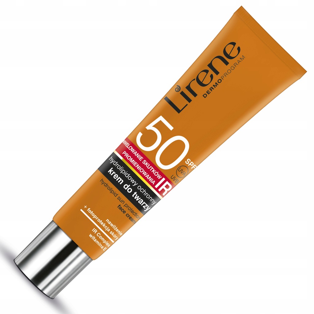 LIRENE SUN HYDROLIPIDOWY KREM DO TWARZY SPF 50 IR