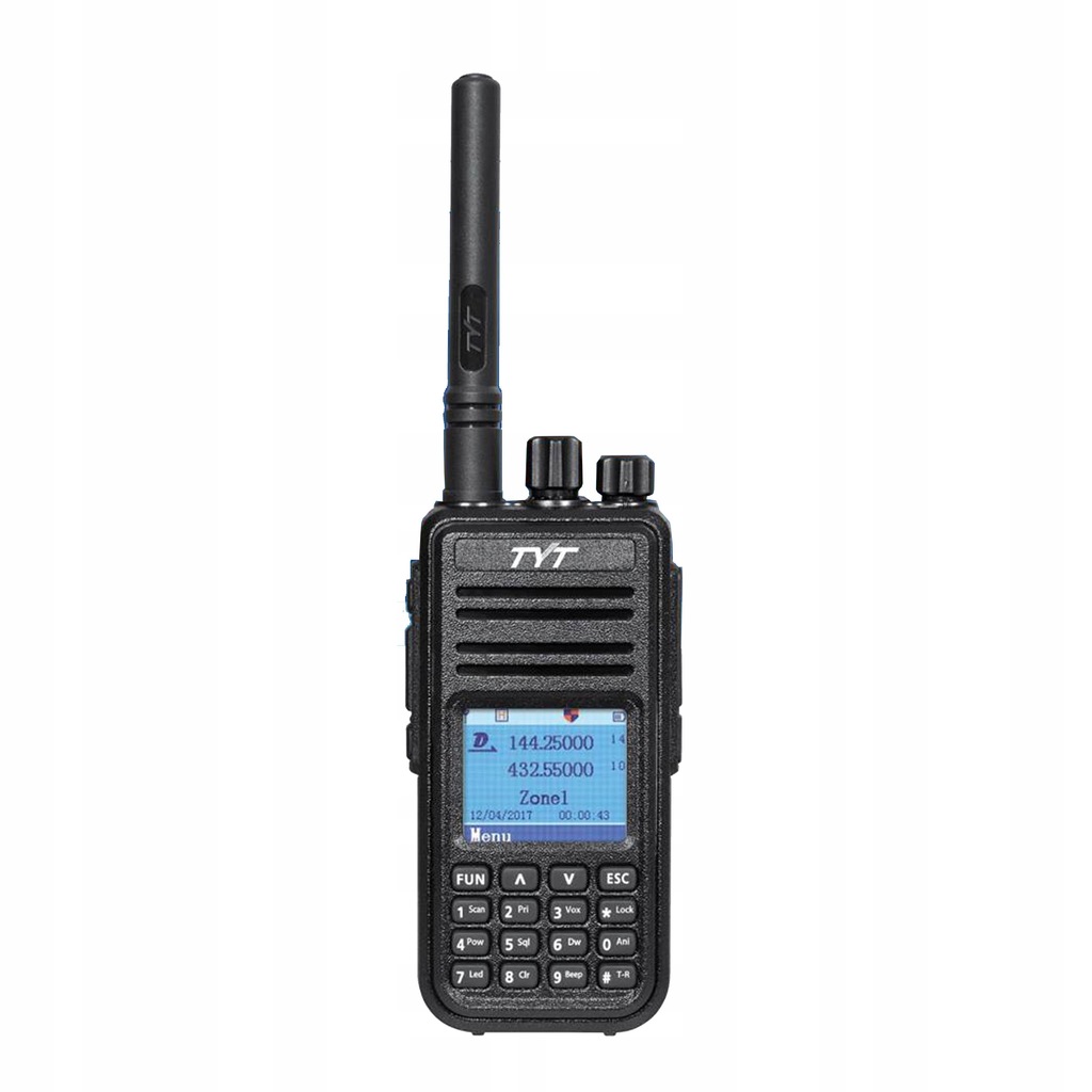 TYT MD-UV380 UHF+VHF GPS DMR Tier I i II 4 DMR ID