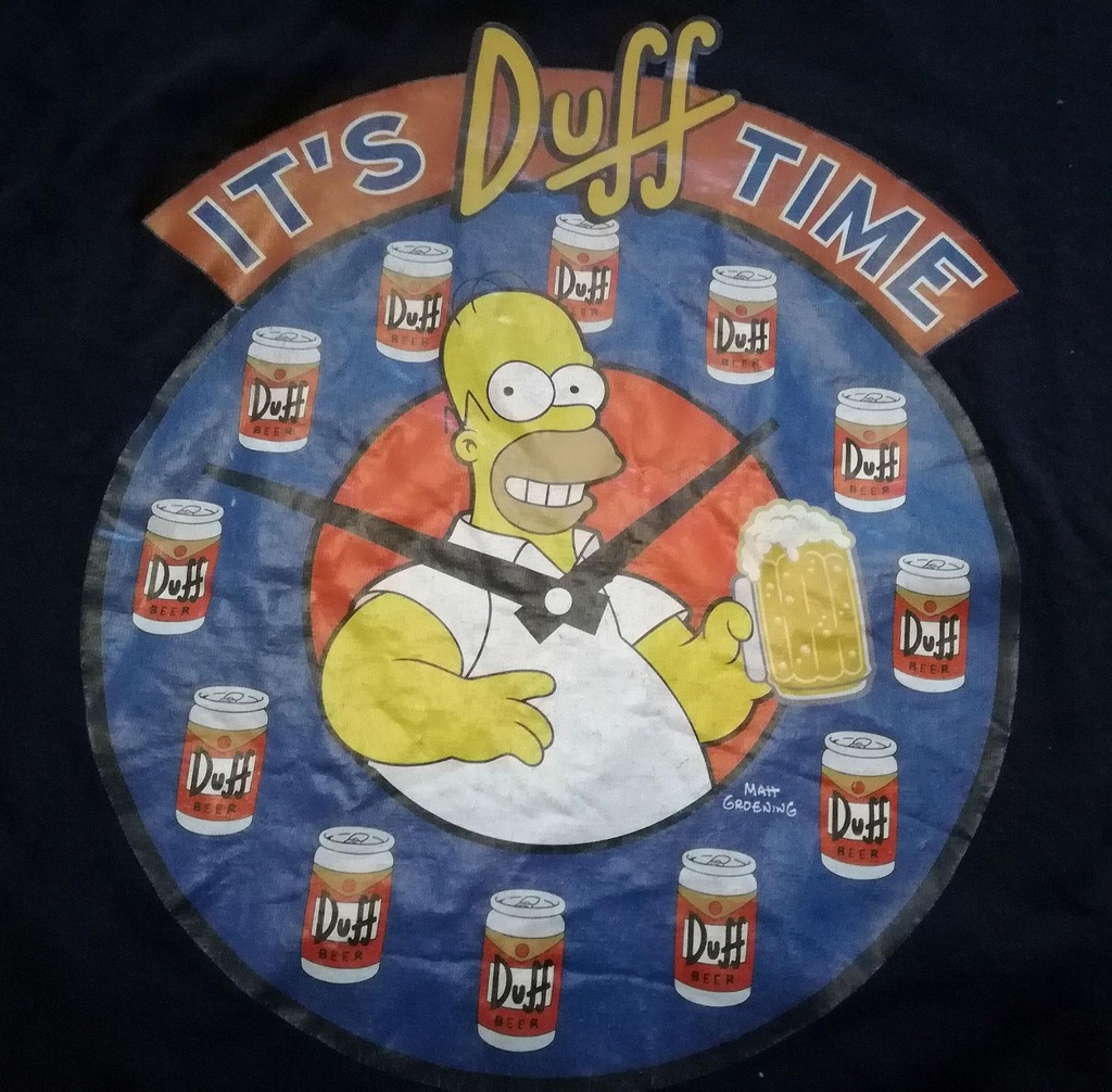 IT' DUFF TIME THE SIMPSONS T-SHIRT SIMPSONOWIE