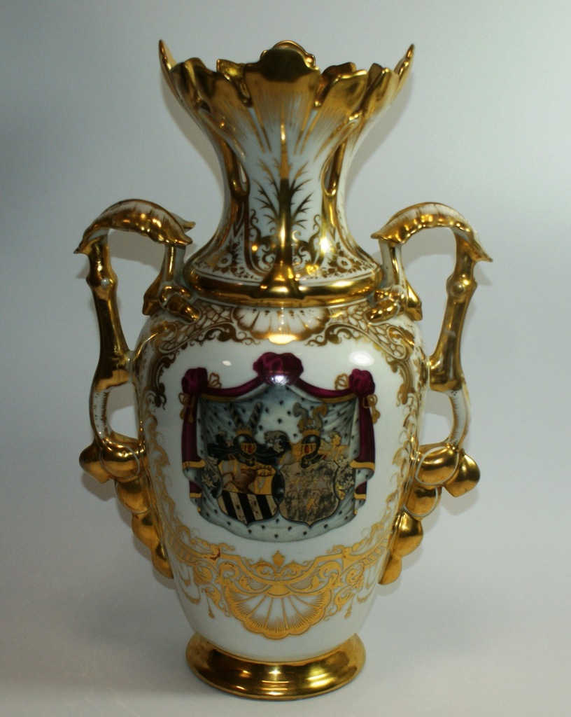 Unikat wazon nagrodowy herbowy 1861 r Przecena