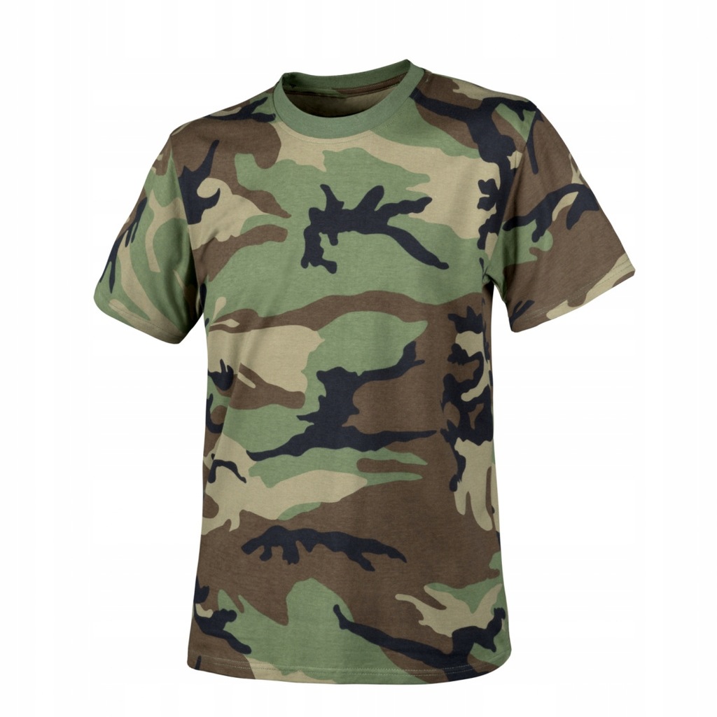 T-Shirt - Bawełna - Helikon-Tex US Woodland roz XL, orginalna