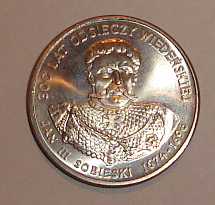 Moneta 300 lat odsieczy wiedeńskiej 1983r