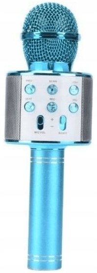 Mikrofon zabawkowy Niebieski