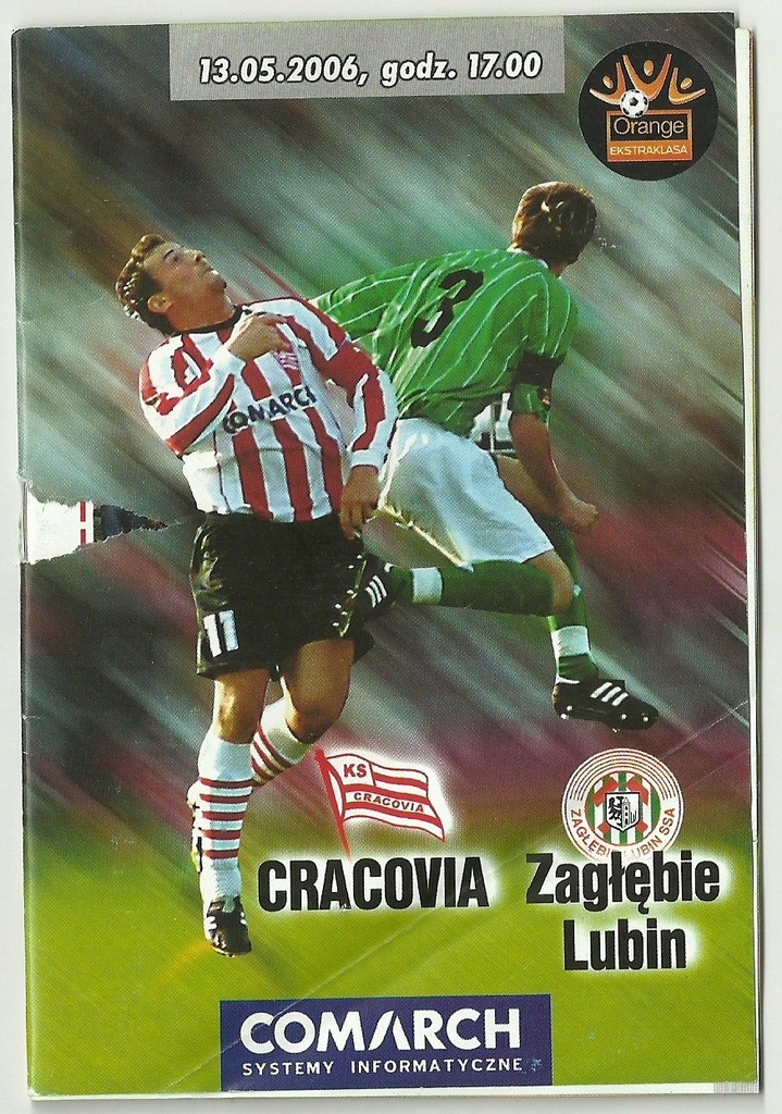 Cracovia Krakow Zaglebie Lubin 13 05 2006 7902507116 Oficjalne Archiwum Allegro