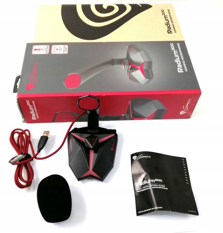 MIKROFON GENESIS RADIUM 200 USB STREAMERA GRACZA