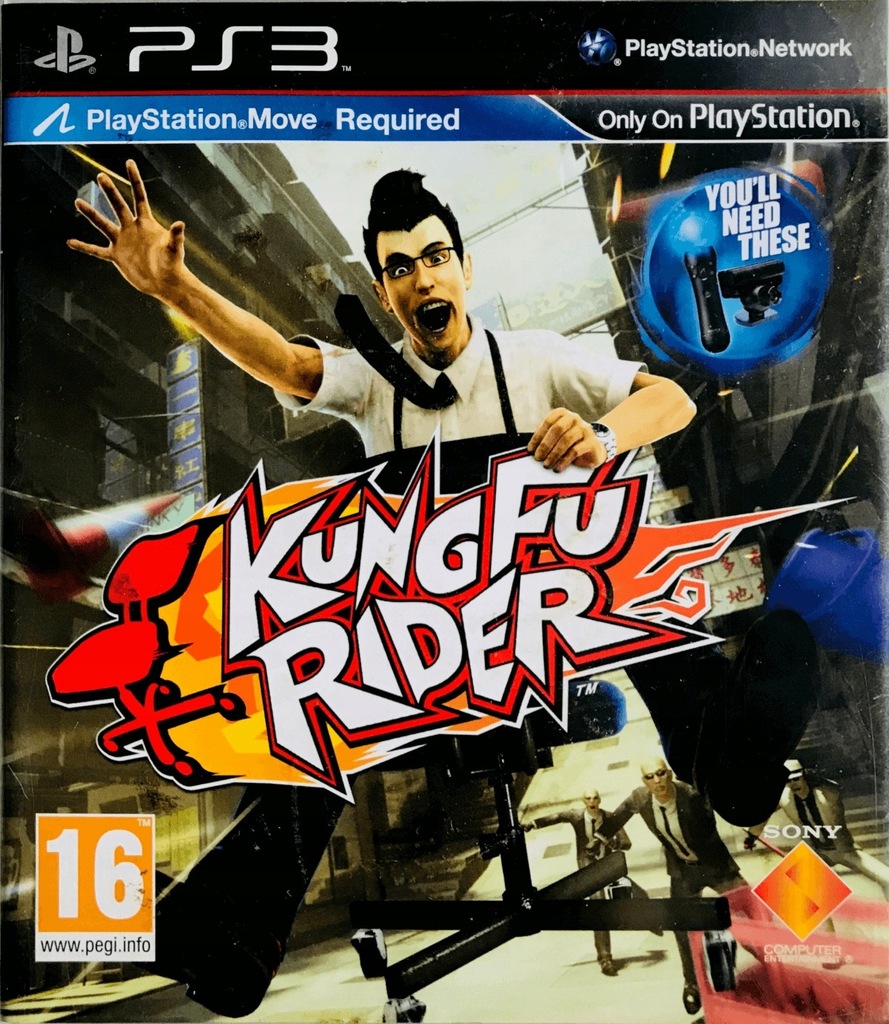 Kung fu rider ps3 playstation 3 move kontrolery