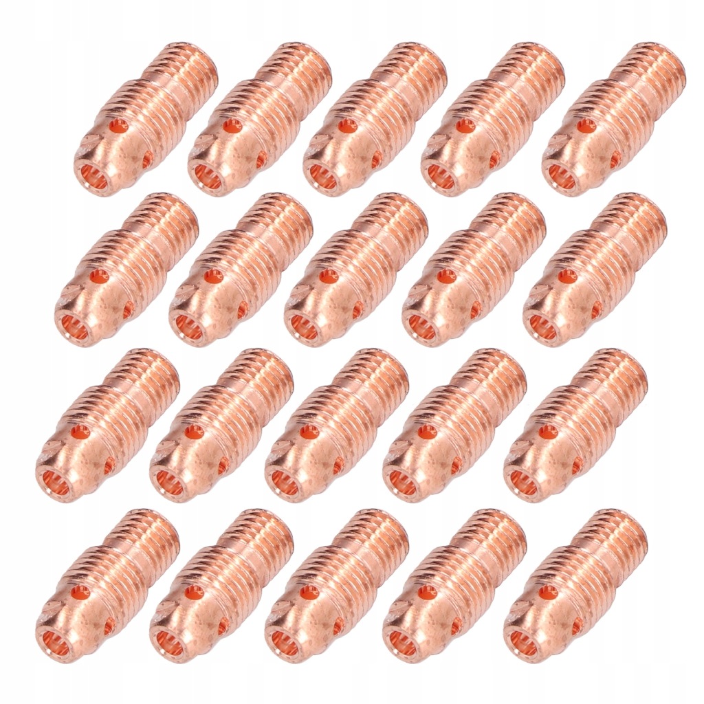 20 szt. Korpus tulei zaciskowej TIG miedź WP-9F