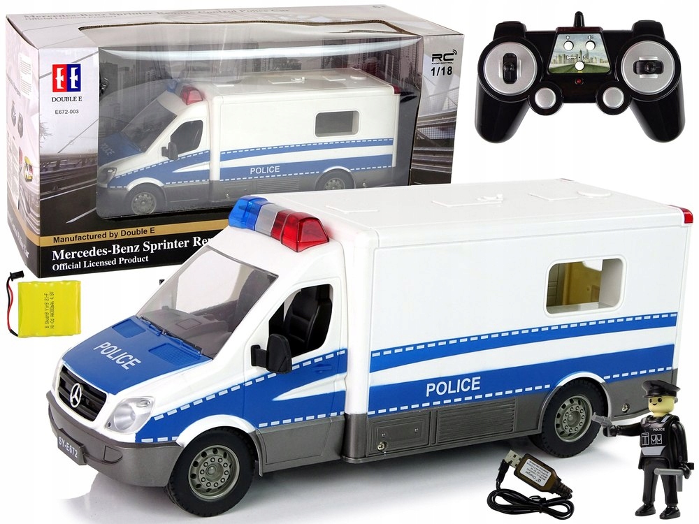 ZDALNIE STEROWANA POLICJA MERCEDES SPRINTER POLICJ