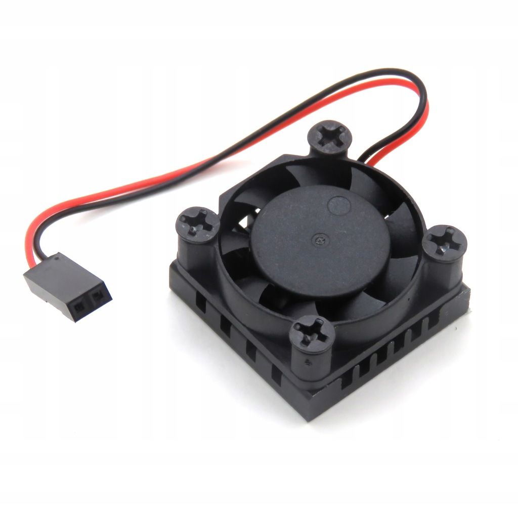 Radiator z wentylatorem 25 mm dla Raspberry Pi 4B