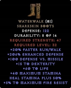 Wodołazy Waterwalk D2 Diablo 2 Ladder