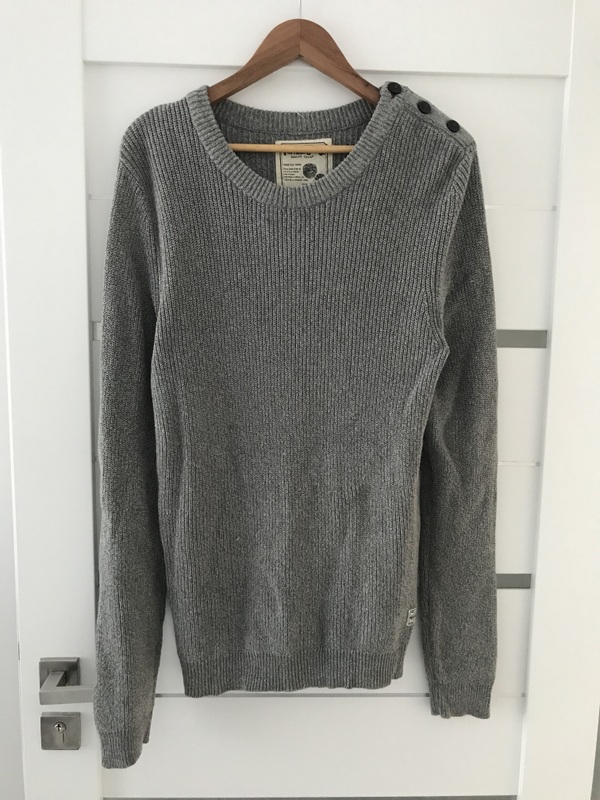 Jack&Jones __męski SWETER szary M