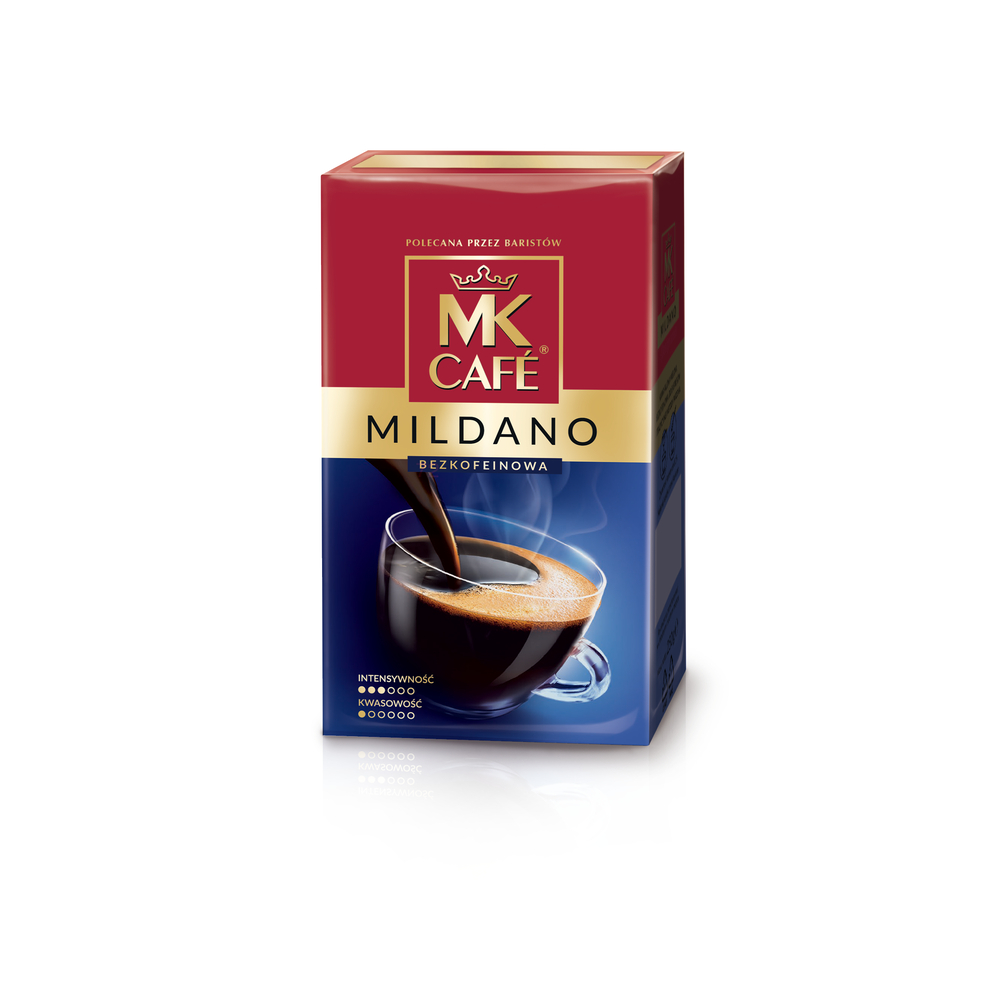 Kawa mielona bezkofeinowa MK CAFE MILDANO 250g