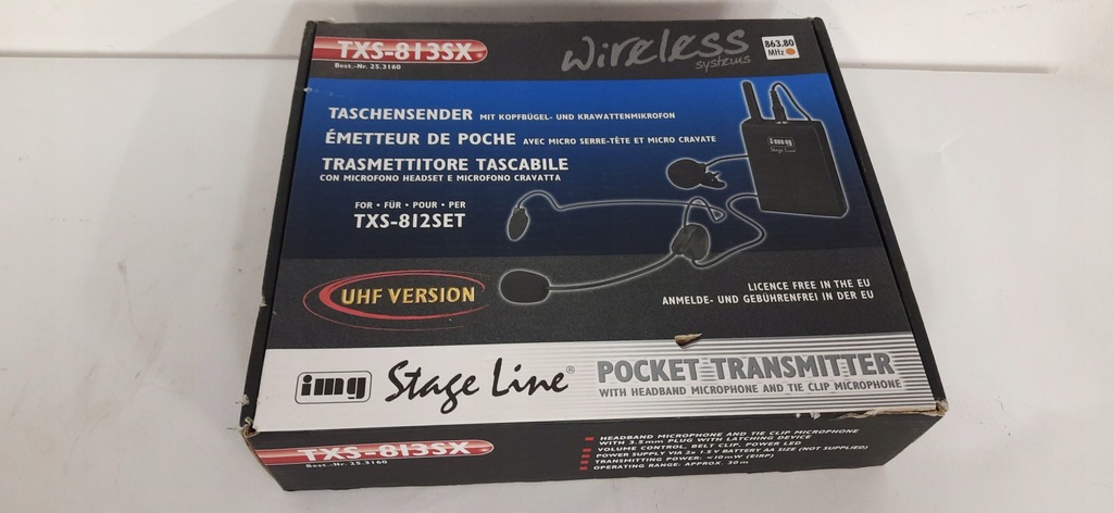Monarcor Bezprzewodowy System Mikrofonowy Line TXS-813SX