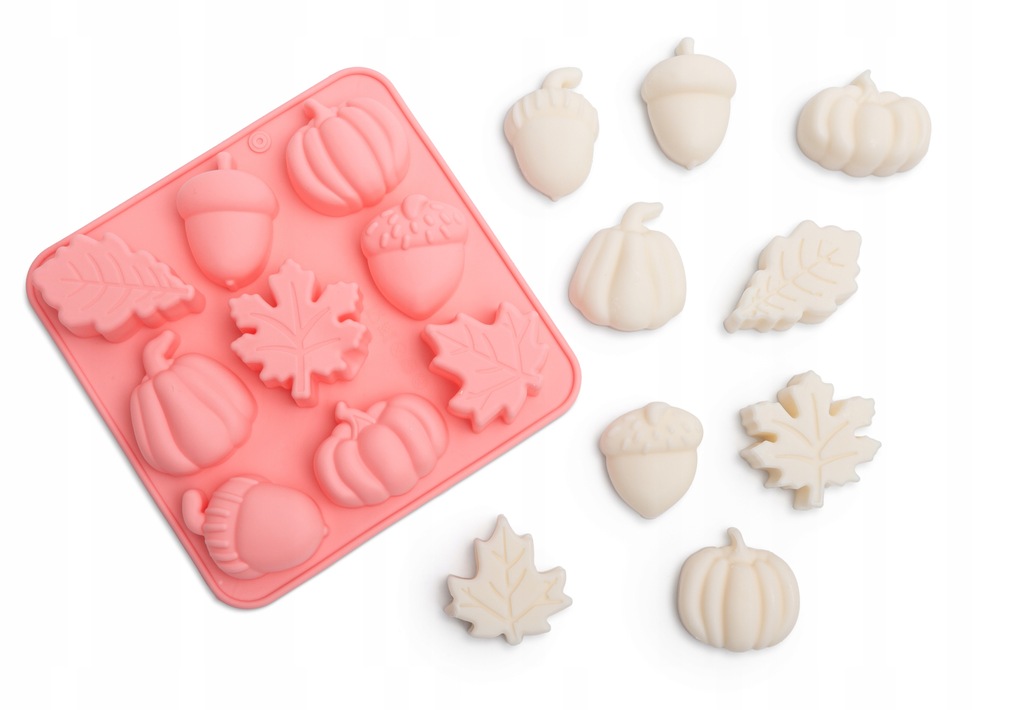 FORMA SILIKONOWA DO ŚWIEC JESIEŃ RÓŻNE WZORY