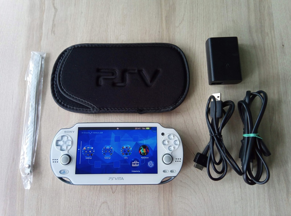 PS Vita 128 GB Henkaku RETROARCH WHITE