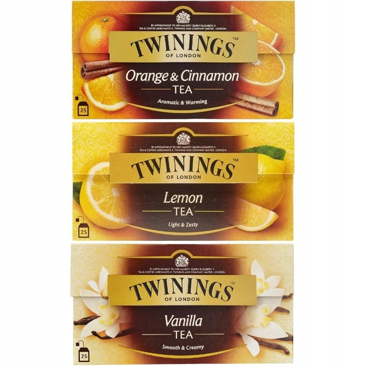 Twinings Herbata czarna aromatyzowana MIX 75 szt