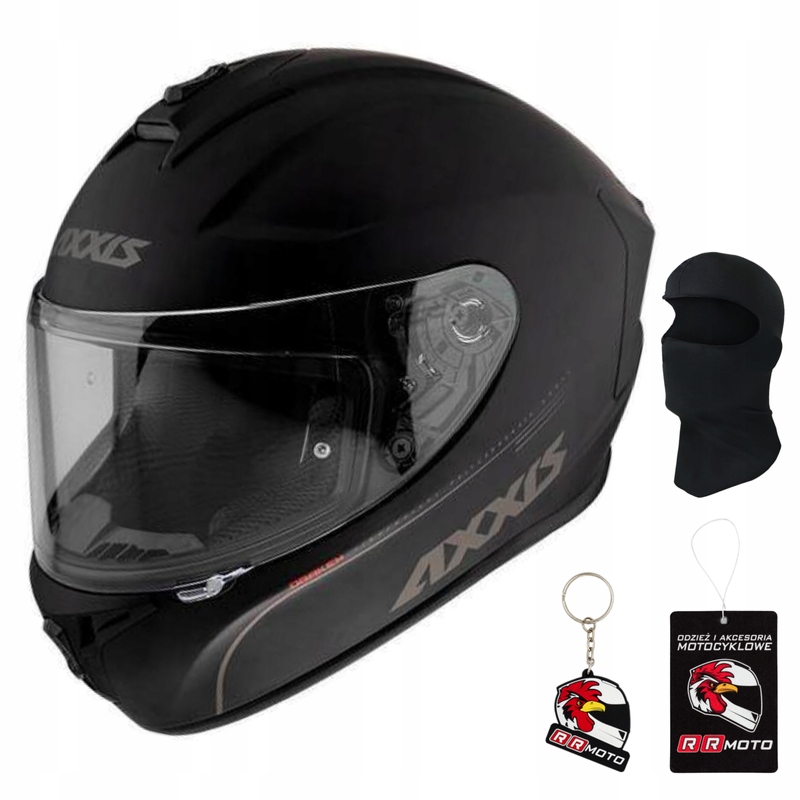 Kask AXXIS DRAKEN S SOLID BLACK MATT GRATISY