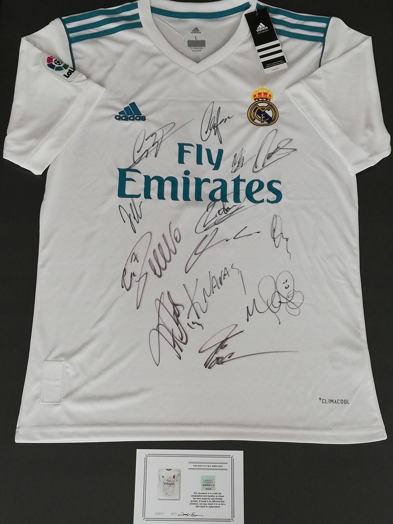 KOSZULKA REAL MADRYT Autografy Ronaldo