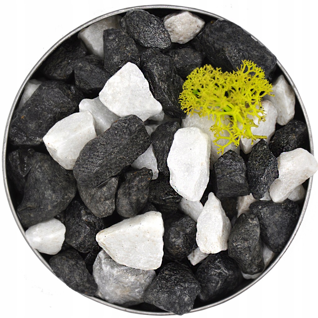 Żwirek do Akwarium PANDA Czarno Biały 8-16mm 20KG