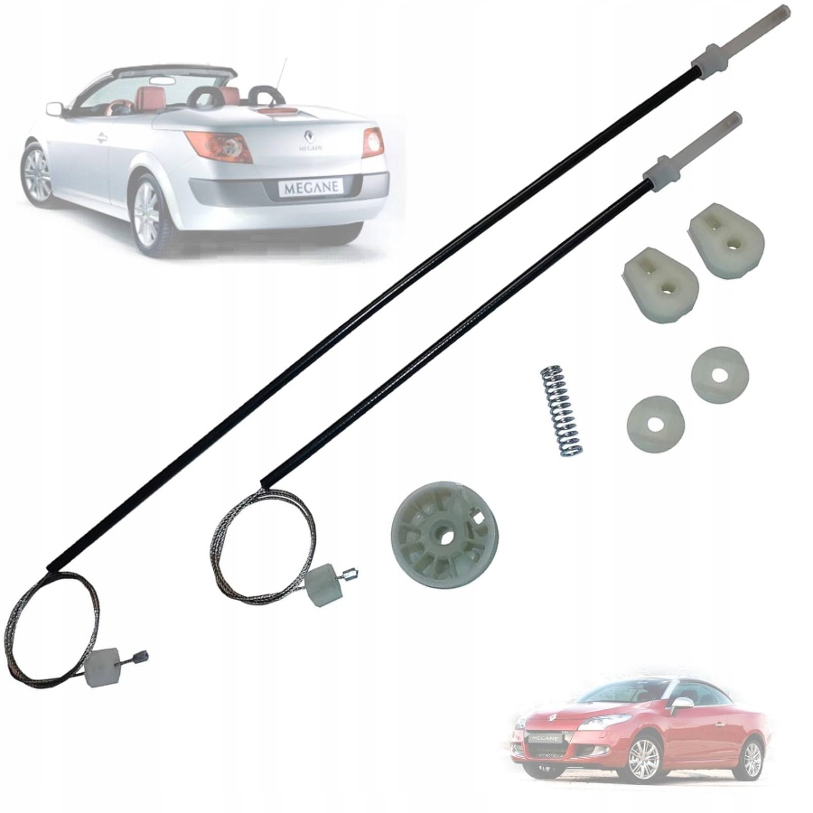 ZESTAW NAPRAWCZY TWOWINDS NA LEWĄ TYLNĄ SZYBĘ. 7700834394 MEGANE II COUPE