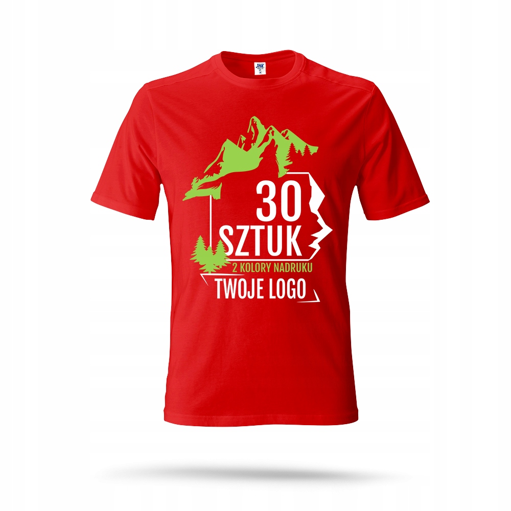 T-Shirt Koszulka 30 szt Twoja Grafika LOGO Nadruk