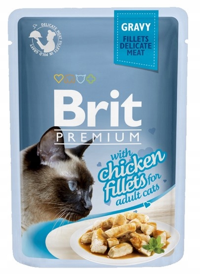 Brit Premium Cat Fillets with Chicken sos saszetka