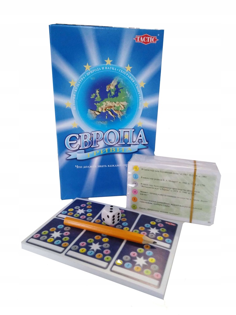 GRA TACTIC EUROPA QUIZ 600 PYTAŃ PO ROSYJSKU