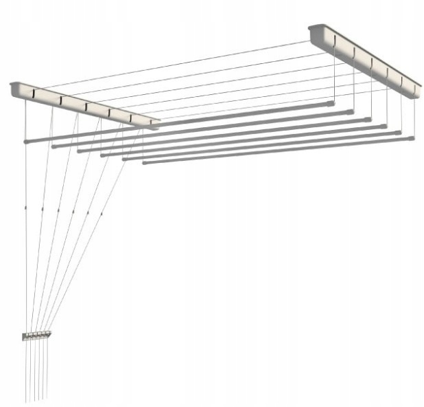 Suszarka sufitowa łazienka balkon 6prętów 140cm bi