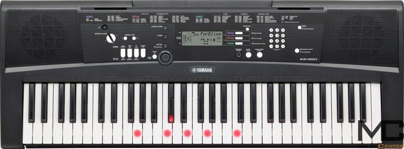Yamaha EZ-220 - keyboard ze świecącymi klawiszami