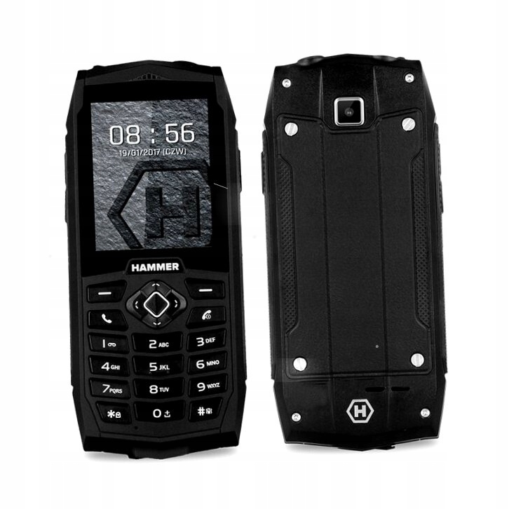 HAMMER 3 czarny - pancerny telefon 2000 mAh