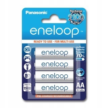 PANASONIC ENELOOP AA 1900 mAh 2100 CYKLI 4SZT