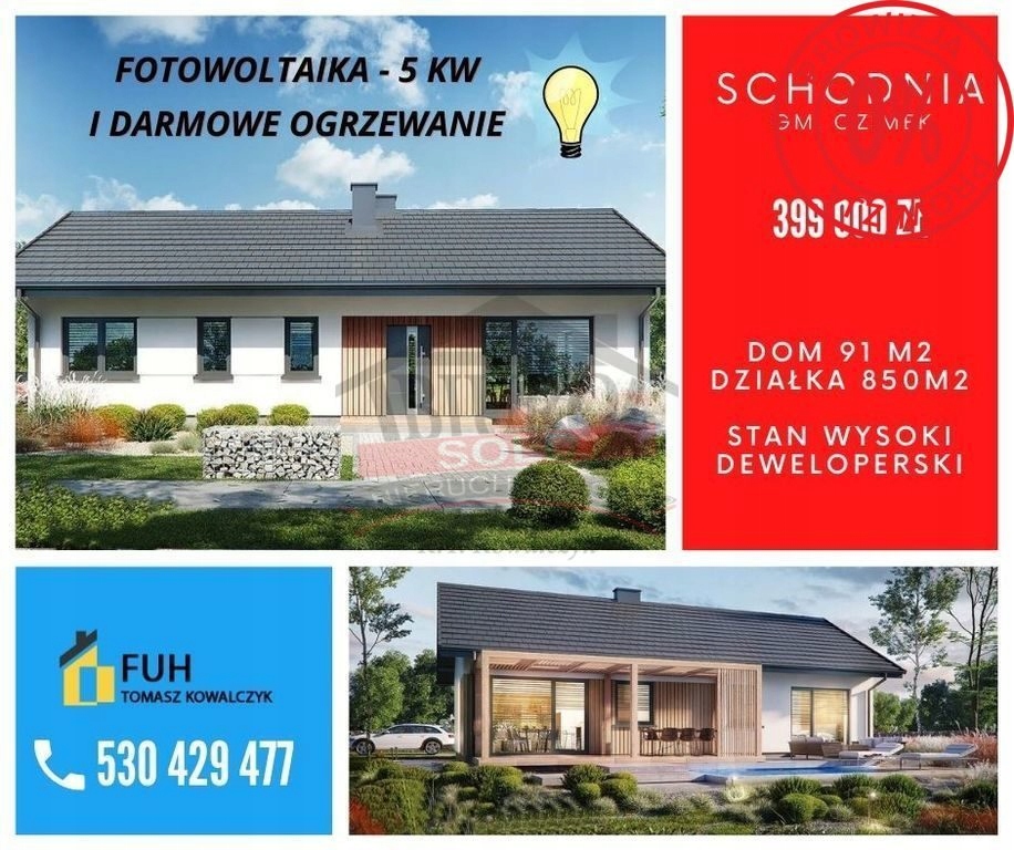 Dom, Schodnia, Ozimek (gm.), Opolski (pow.), 91 m²