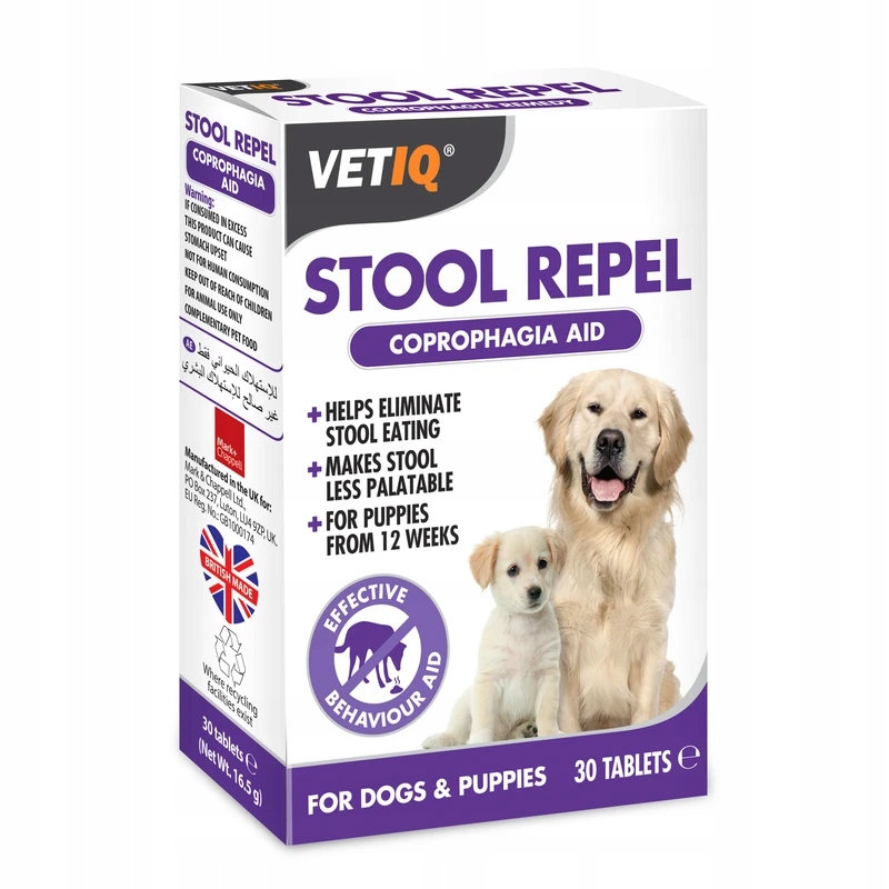 VetIQ Stool Repel Preparat przeciw koprofagi 30