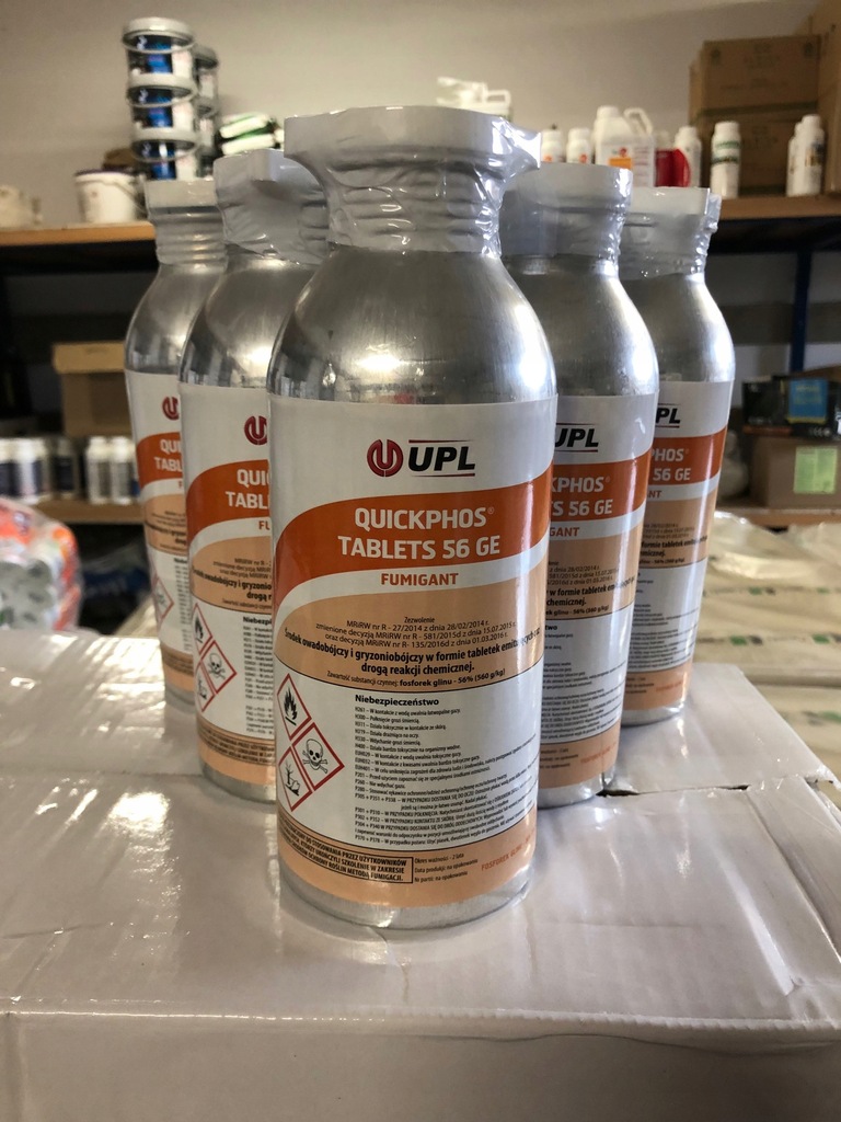 Środek na krety UPL Quickphos Tablets 56 GE 1 kg 11768254489