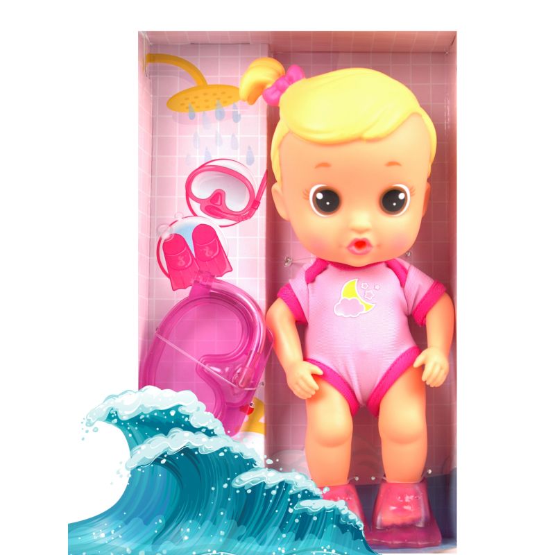 Metal Lzejszy Od Wody Czy Powietrza Lalka NATALIA Bloopies Lalka Wodny Bobas do kąpieli wody - 7212961562