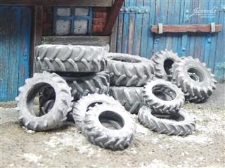 Купить 1:35 1:32 Старые тракторные покрышки, 8 штук.: отзывы, фото, характеристики в интерне-магазине Aredi.ru