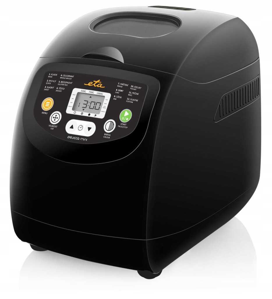 Купить Хлебопечка ETA DELICCA MINI 1кг черная: отзывы, фото и ...