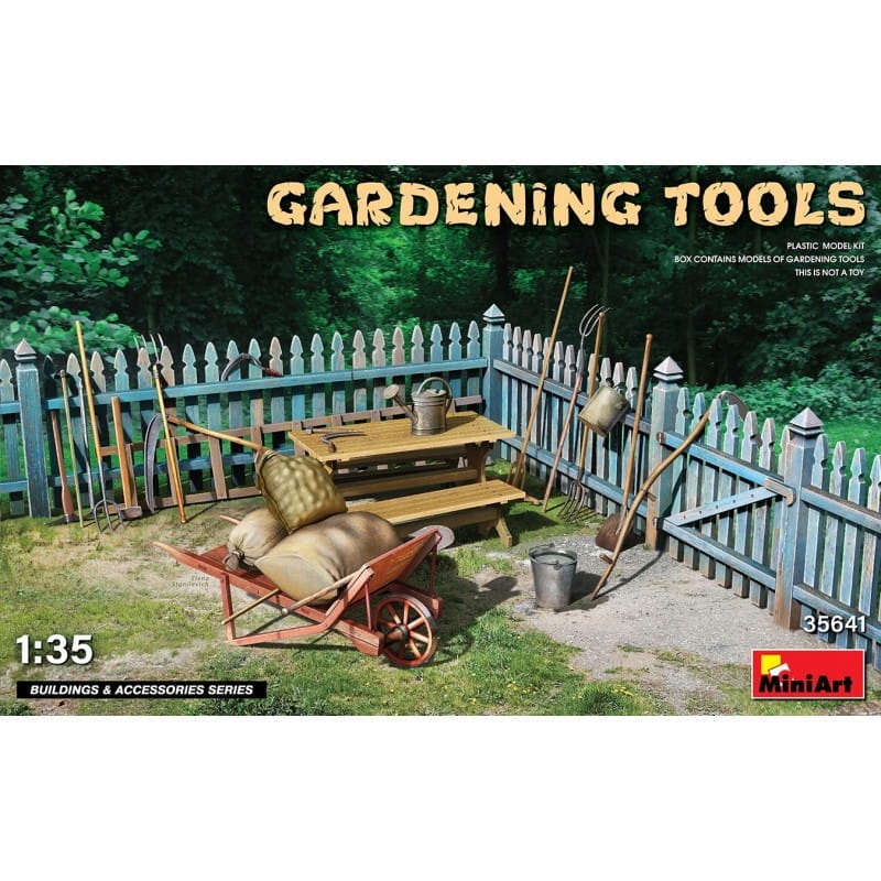 Mini Art 35641 Gardening Tools DIORAMA SCALE 1/35