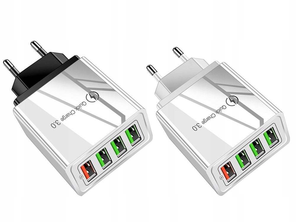 Ładowarka sieciowa szybka 4xUSB quick charge 3.0