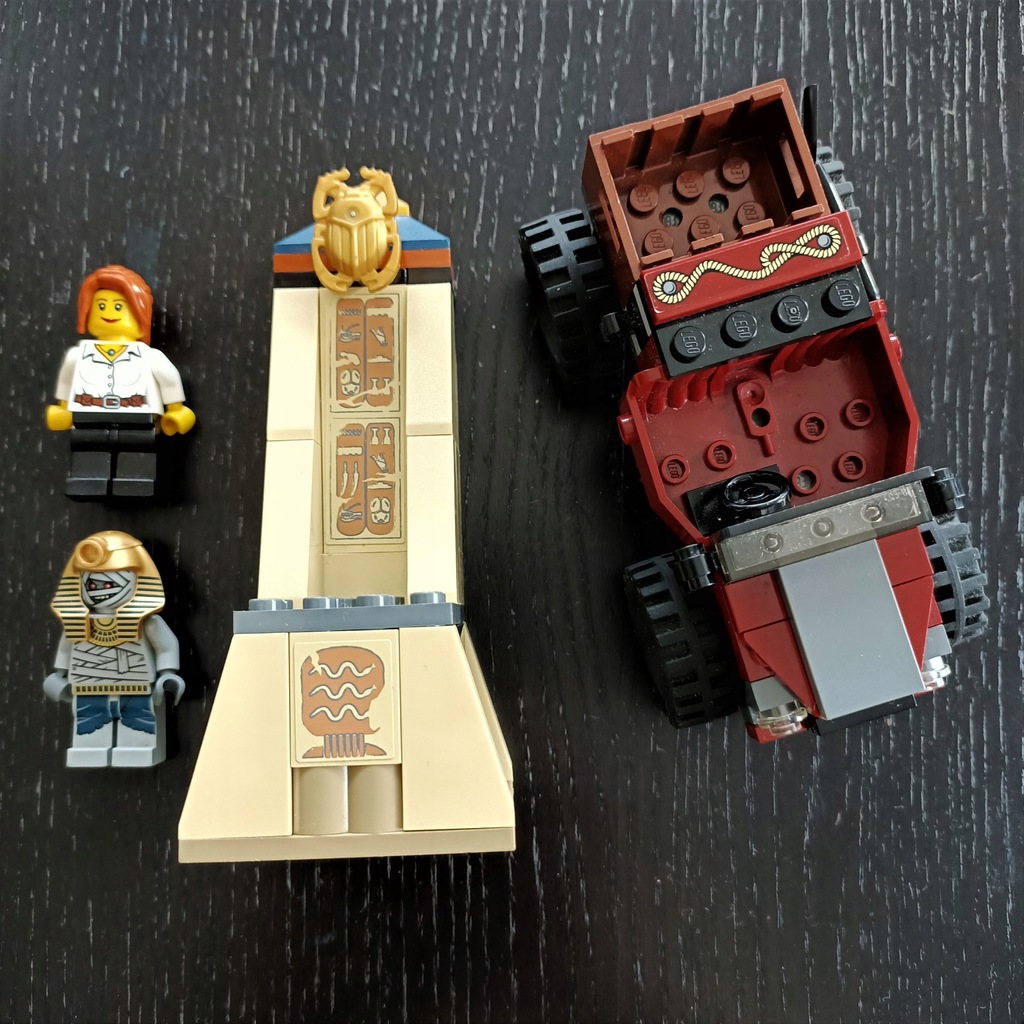 LEGO Pharaoh s Quest Cursed Cobra Statue brak 7325 11017815457 oficjalne archiwum Allegro