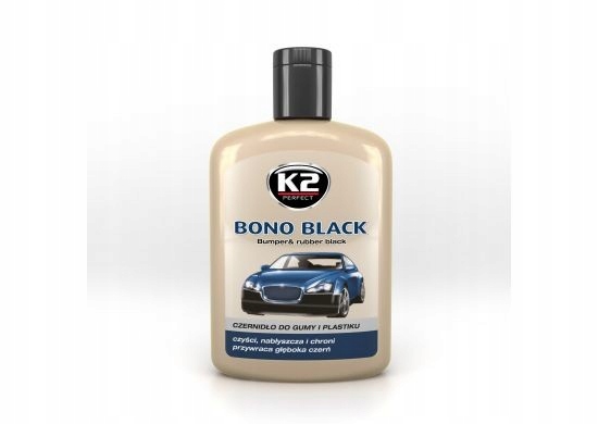 K2 BONO BLACK CZERNIDŁO DO GUMY I PLASTIKU 200ML