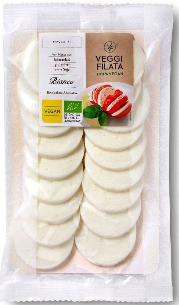 PRODUKT WEGAŃSKI A LA MOZZARELLA BEZGLUTENOWY BIO