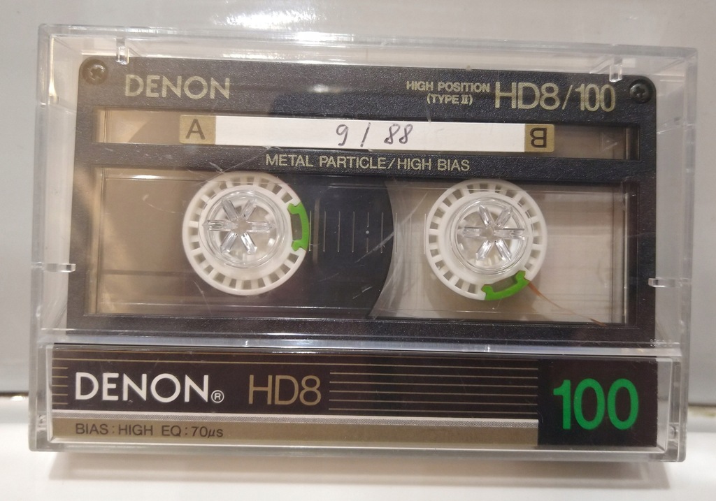 Kaseta magnetofonowa Denon HD8 100 chrom