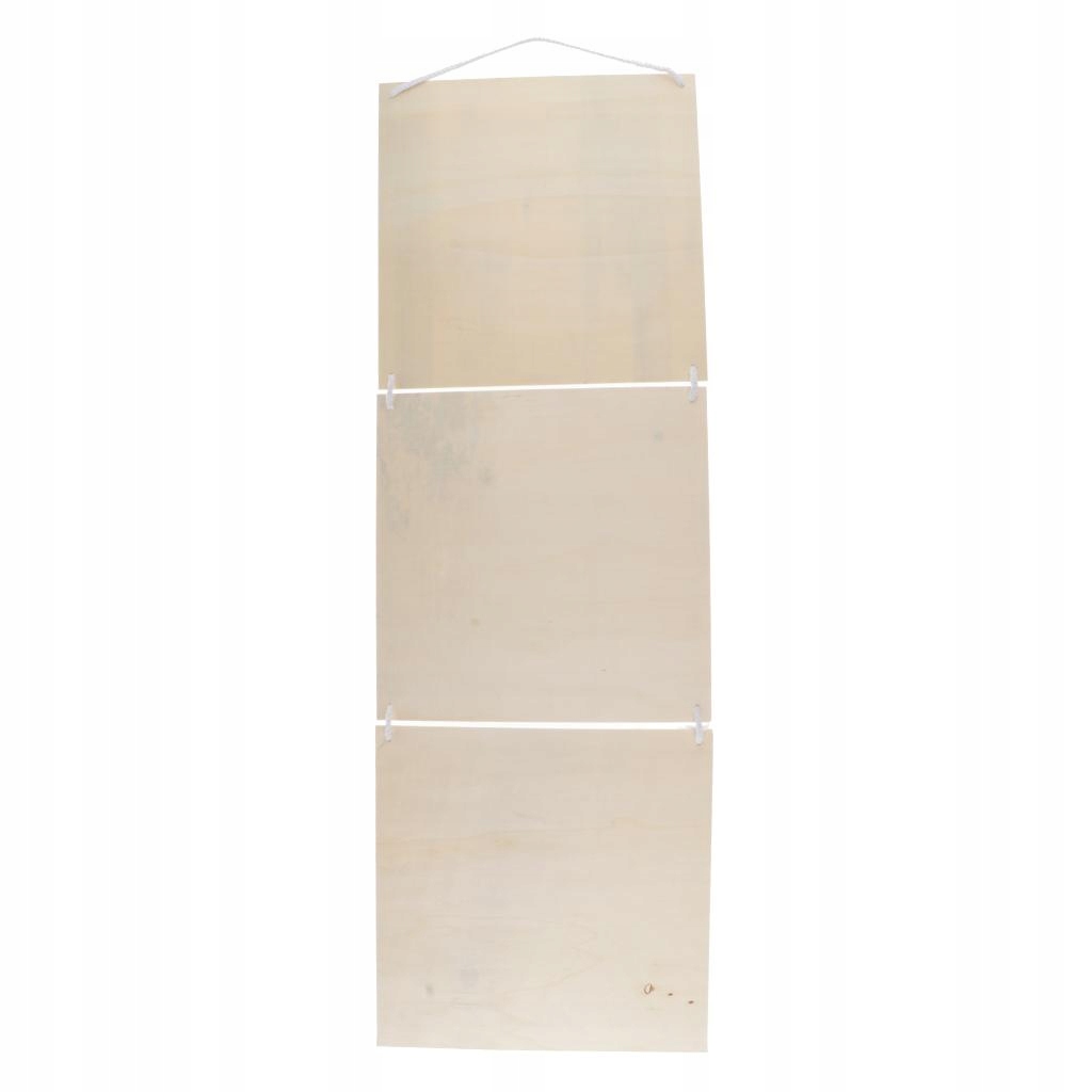 Unfinished Wood Banners 3Pcs Wood Signs, DIY Banner, Hanging