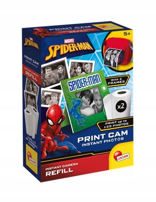 Rolki do zdjęć Print Cam Instant Photos Spiderman 2szt. LISCIANI