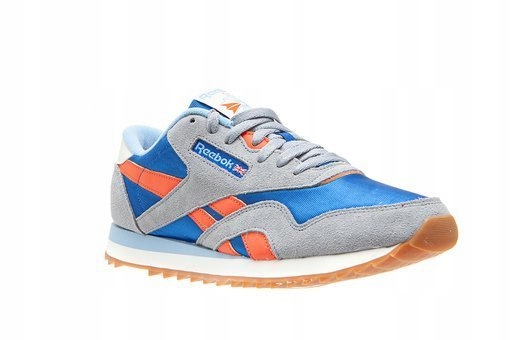 Grey Ef3281 Classic Nylon Ripple Shoes REEBOK CLASSIC NYLON