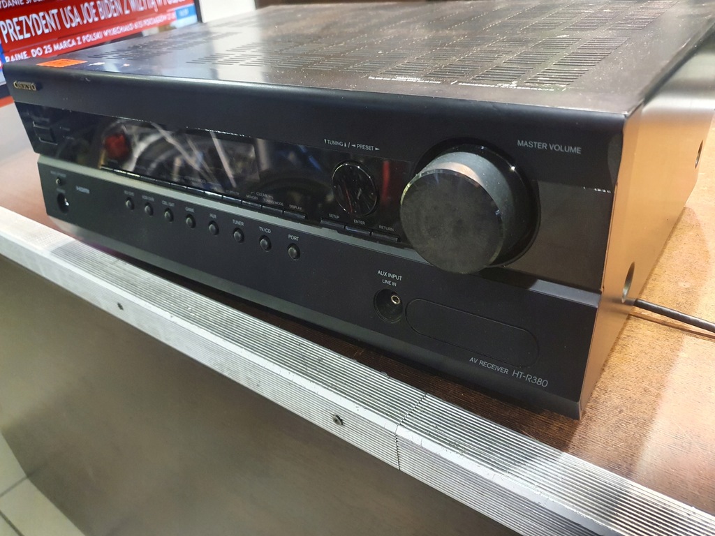 Amplituner Onkyo HTR380 11985774511 oficjalne archiwum Allegro