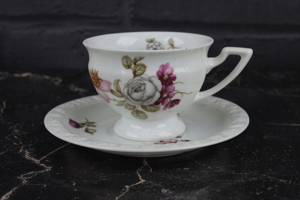 =Porcelana=Rosenthal maria kwiaty filiżanka kawy