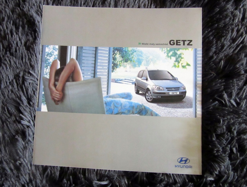 Prospekt folder broszura Hyundai Getz rozkładany